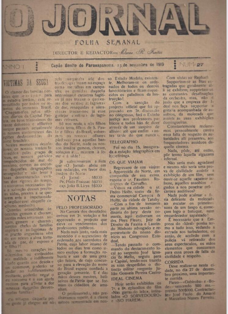 O Expresso na História traz O Jornal de 23 de novembro de 1919 - Jornal ...